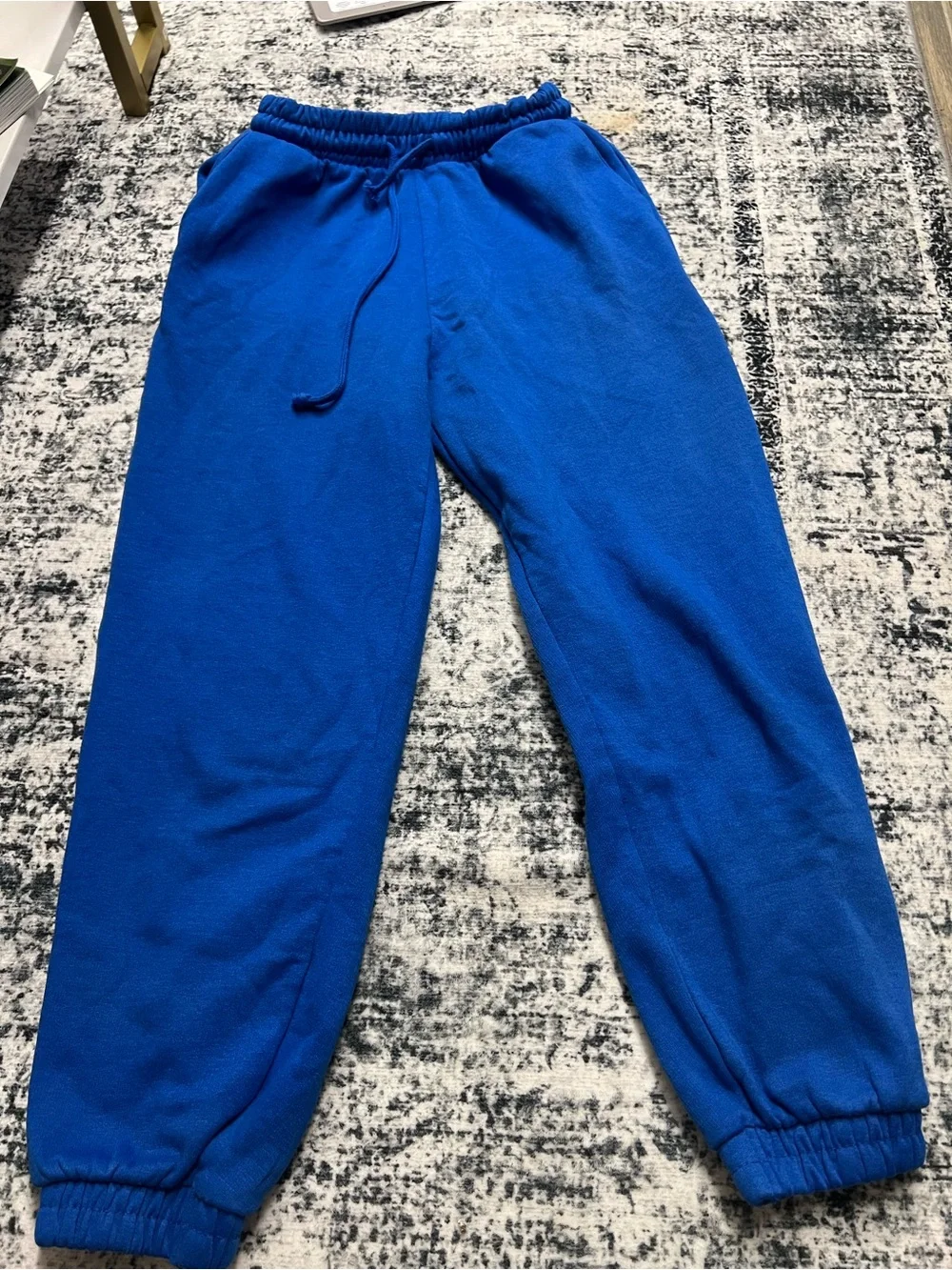 Women’s Blue Fleece Sweatpants - Brand